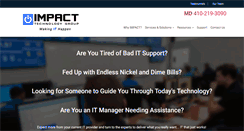 Desktop Screenshot of impacttg.com